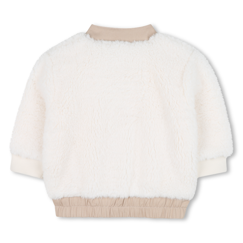 Fleece cardigan with zip-up lining TIMBERLAND 
                        BOY