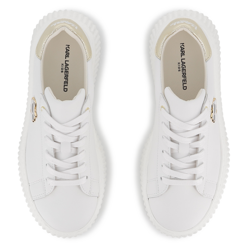 Lace-Up Sneakers KARL LAGERFELD KIDS 
                        GIRL