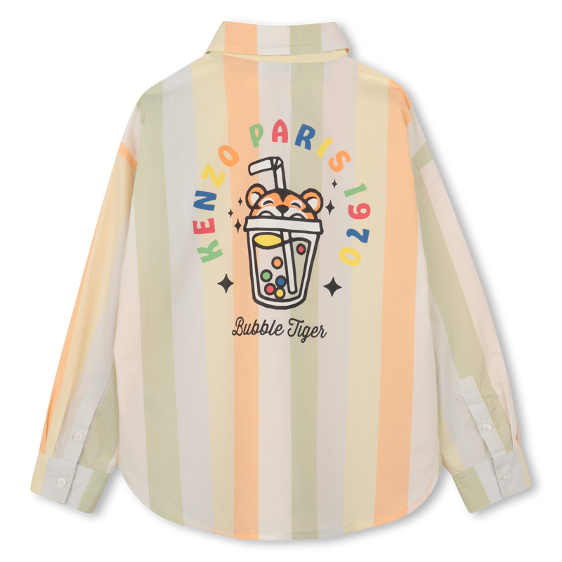 Striped Long-Sleeved Shirt KENZO KIDS 
                        BOY