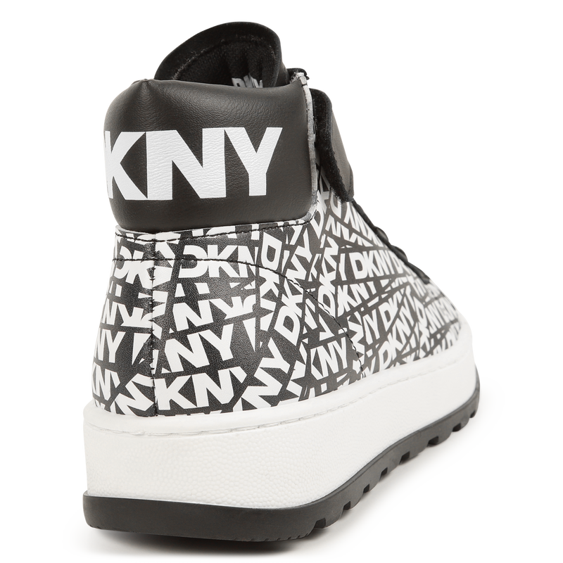 Lace-Up High-Top Sneakers DKNY 
                    UNISEX