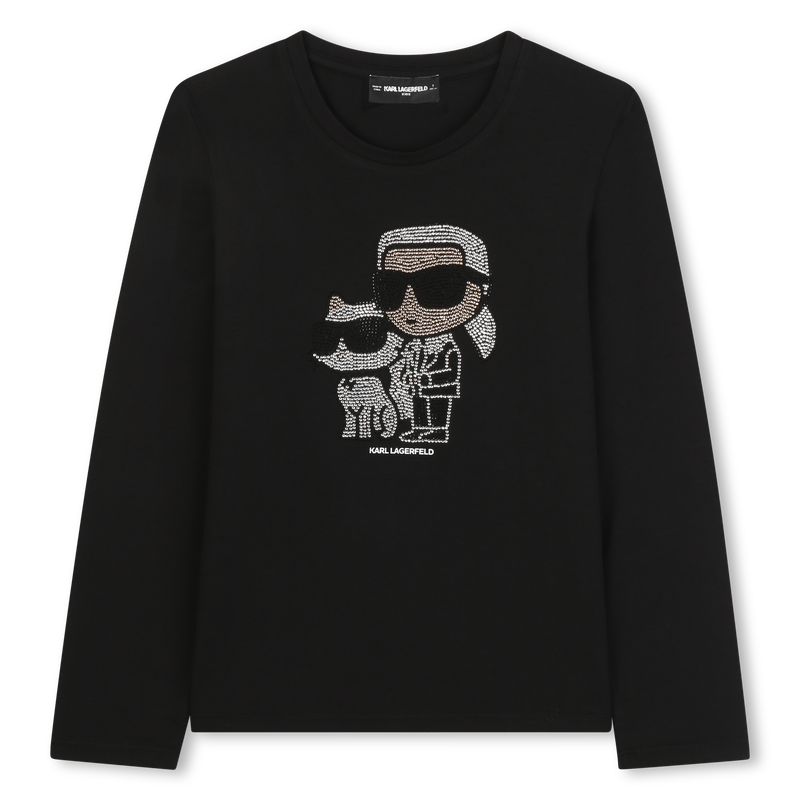 Long Sleeve T-Shirt KARL LAGERFELD KIDS 
                        GIRL