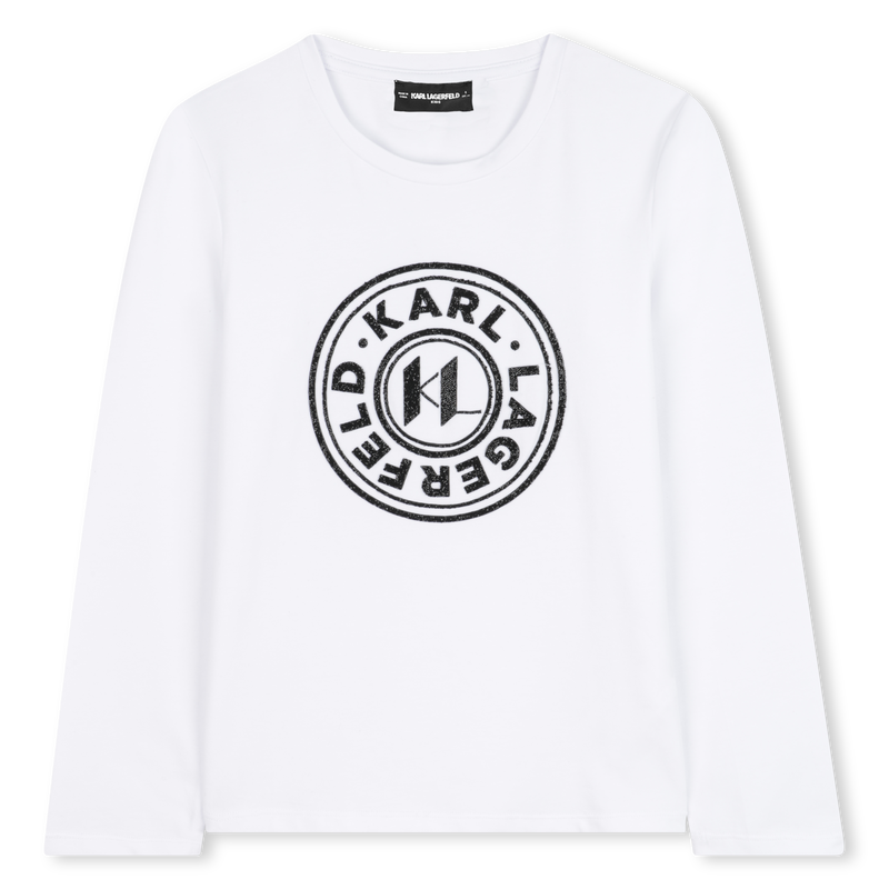 Long Sleeve T-Shirt KARL LAGERFELD KIDS 
                        GIRL
