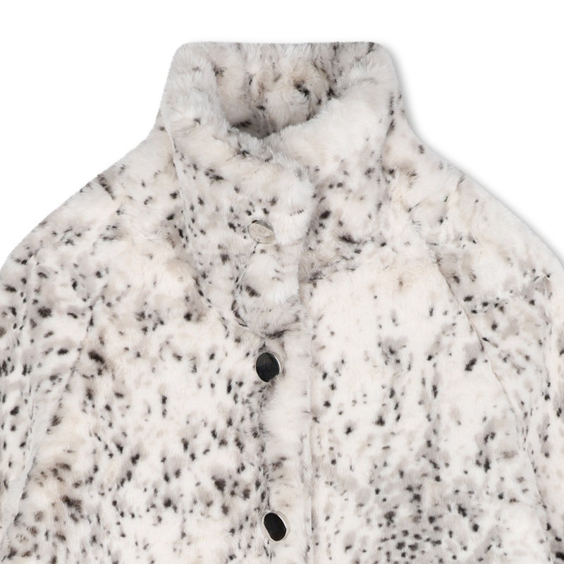 Fluffy Fleece Coat GIVENCHY 
                    GIRL