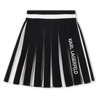 Pleated knit skirt KARL LAGERFELD KIDS 
                    GIRL