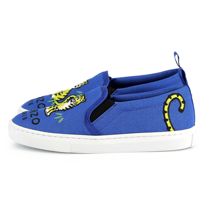 Elasticated canvas sneakers KENZO KIDS UNISEX
