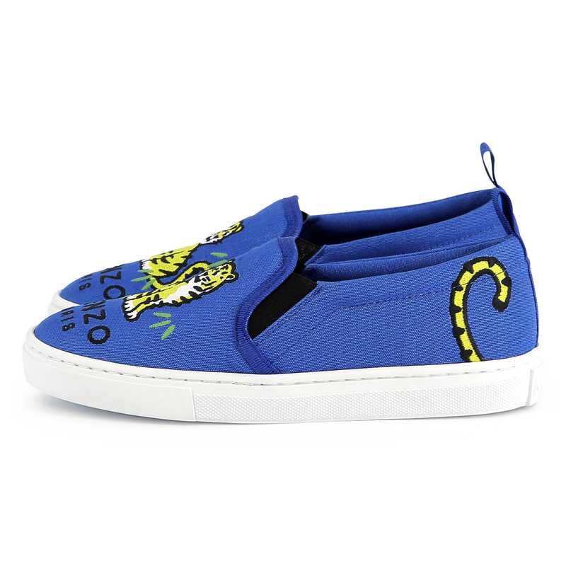 Elasticated canvas sneakers KENZO KIDS 
                        UNISEX