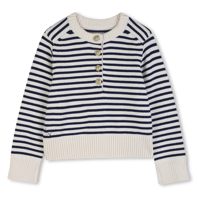 Striped Round Neck Sweater ZADIG & VOLTAIRE GIRL
