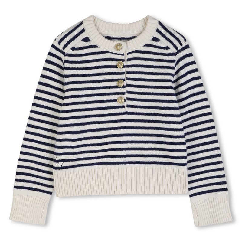 Striped Round Neck Sweater ZADIG & VOLTAIRE 
                        GIRL