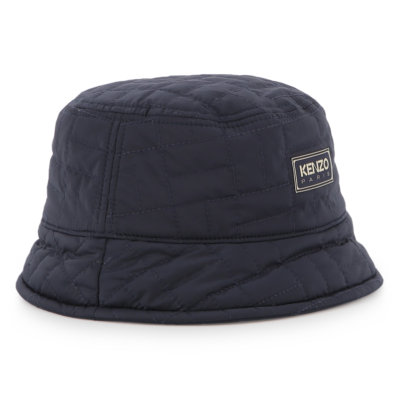 Polyester bucket hat with quilting KENZO KIDS 
                        UNISEX