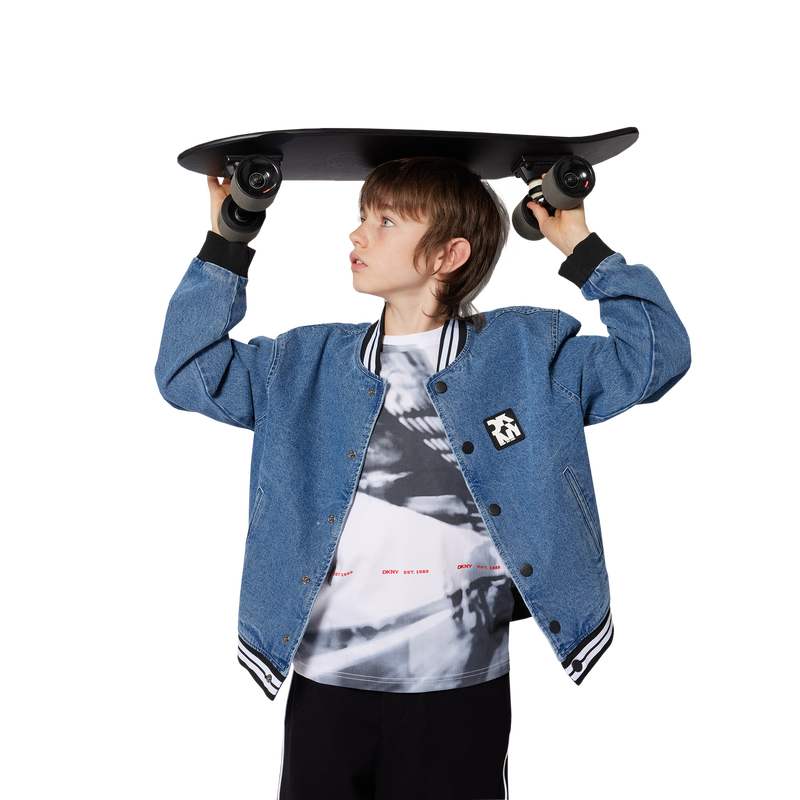 Denim press-stud jacket DKNY 
                    BOY