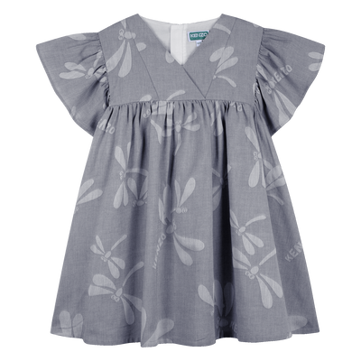 Bell Sleeve Dress KENZO KIDS GIRL