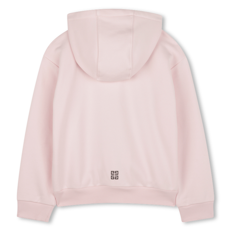 Zip-Up Hooded Cardigan GIVENCHY 
                    GIRL