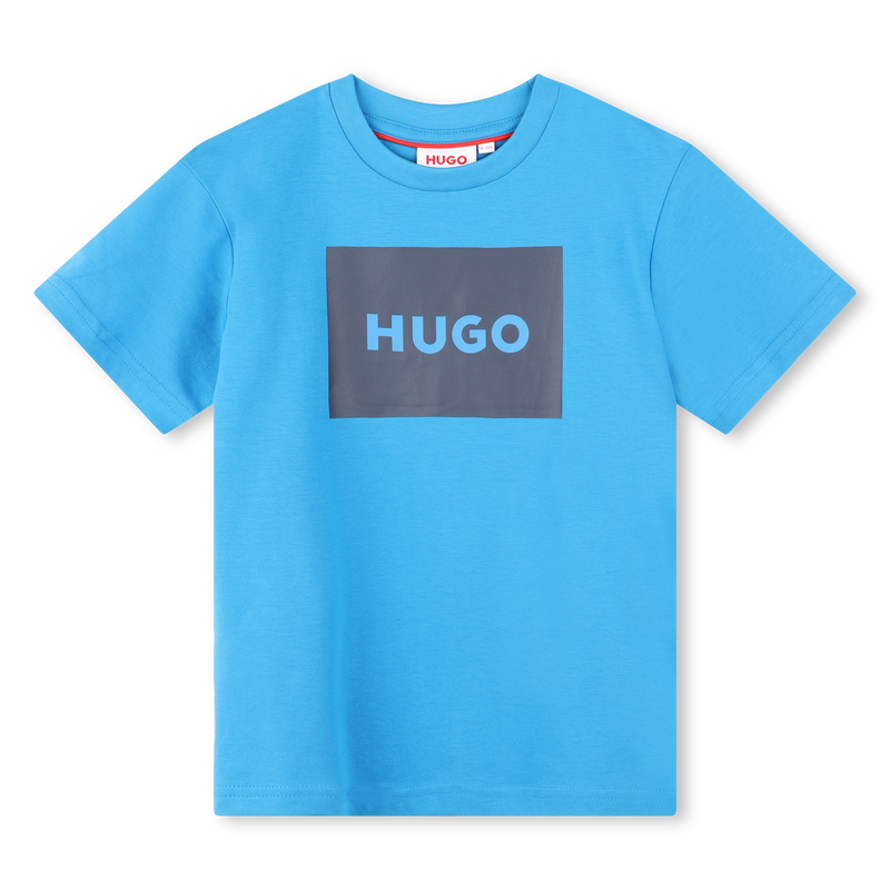 Short-sleeved cotton T-shirt HUGO 
                    BOY