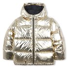 Hooded down jacket MICHAEL KORS 
                    GIRL
