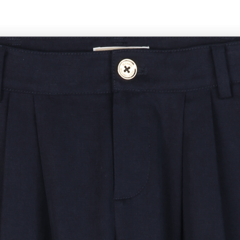 Wide leg twill trousers MICHAEL KORS 
                    GIRL