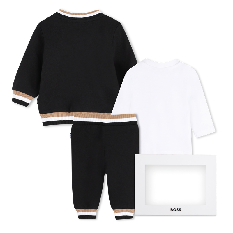 Pants, cardigan, and t-shirt set BOSS 
                        BOY