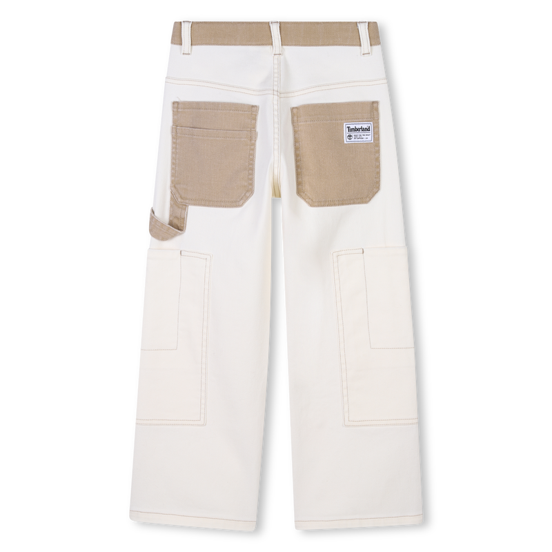 Adjustable twill trousers TIMBERLAND 
                        BOY
