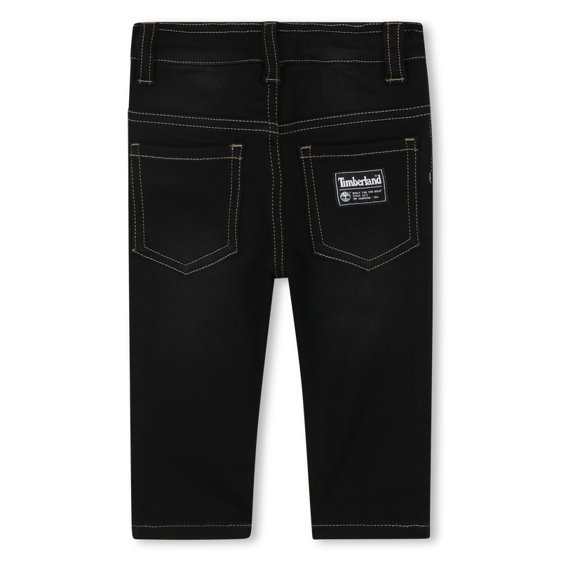 Denim effect knitted trousers TIMBERLAND 
                    BOY