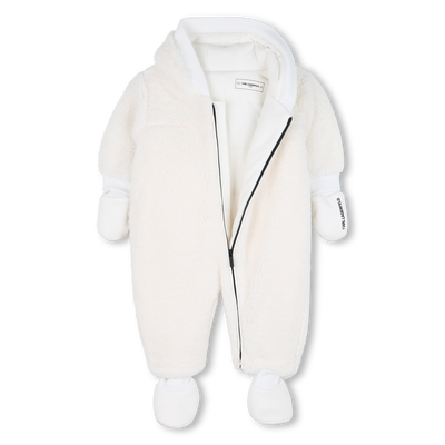 Hooded pilot suit KARL LAGERFELD KIDS BOY