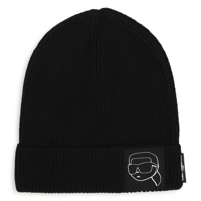 Knitted beanie KARL LAGERFELD KIDS BOY