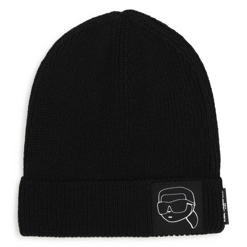 Knitted beanie KARL LAGERFELD KIDS 
                        BOY