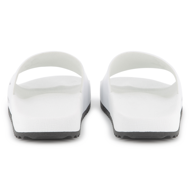 Sliders with raised print KARL LAGERFELD KIDS 
                        GIRL