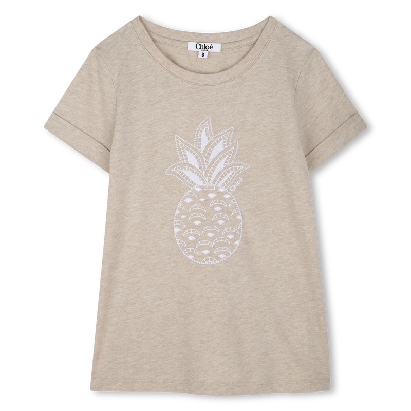 Embroidered pineapple T-shirt CHLOE 
                    GIRL