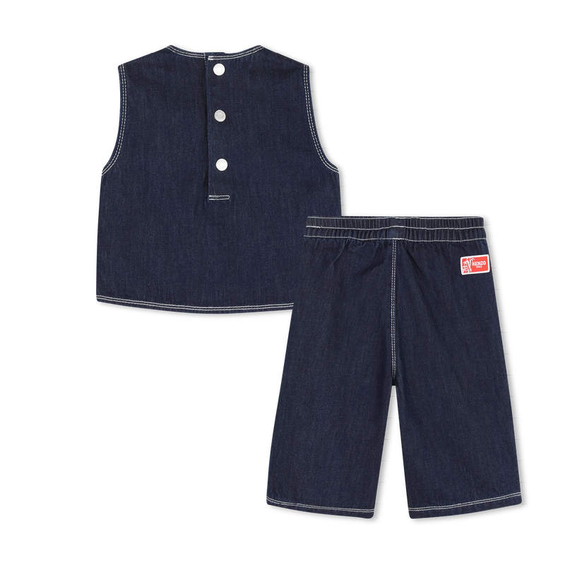 Cotton Outfit Set KENZO KIDS 
                        GIRL
