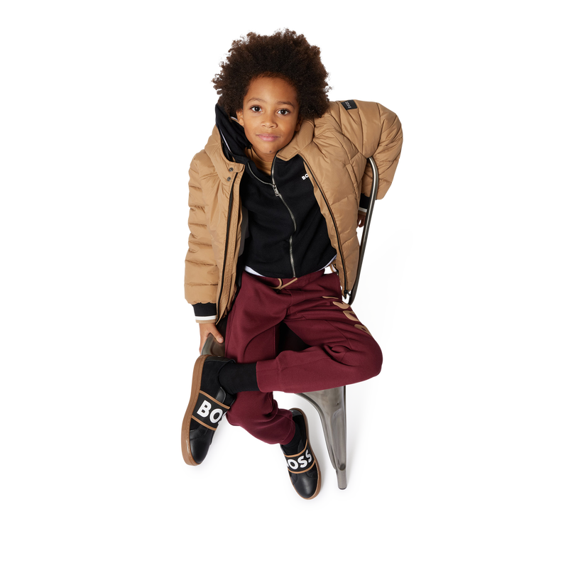 Cotton & Wool Cardigan BOSS 
                        BOY