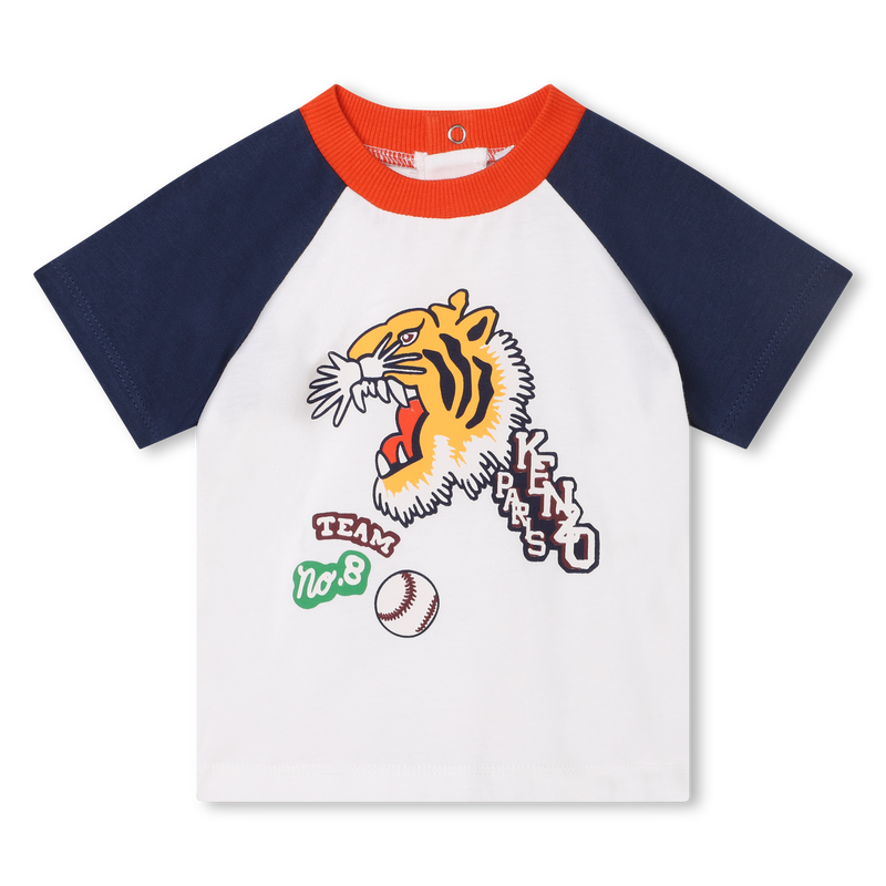 T-shirt with print on front KENZO KIDS 
                    BOY