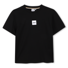 Short-Sleeved T-Shirt, BLACK, hi-res