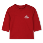 Long sleeve t-shirt, RED, hi-res