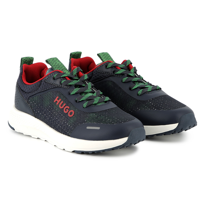 Printed lace-up sneakers HUGO 
                        BOY