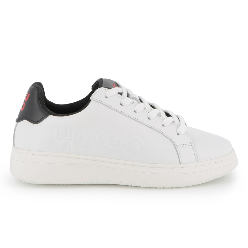 Cowhide leather sneakers HUGO 
                        BOY