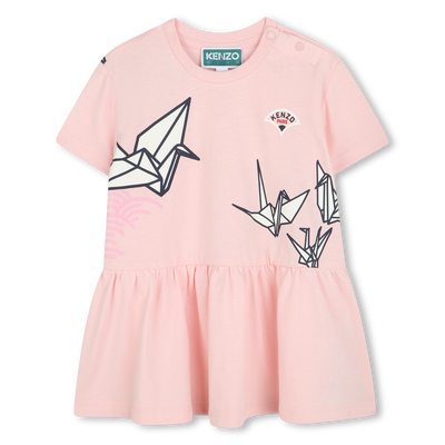Short-sleeved dress KENZO KIDS GIRL