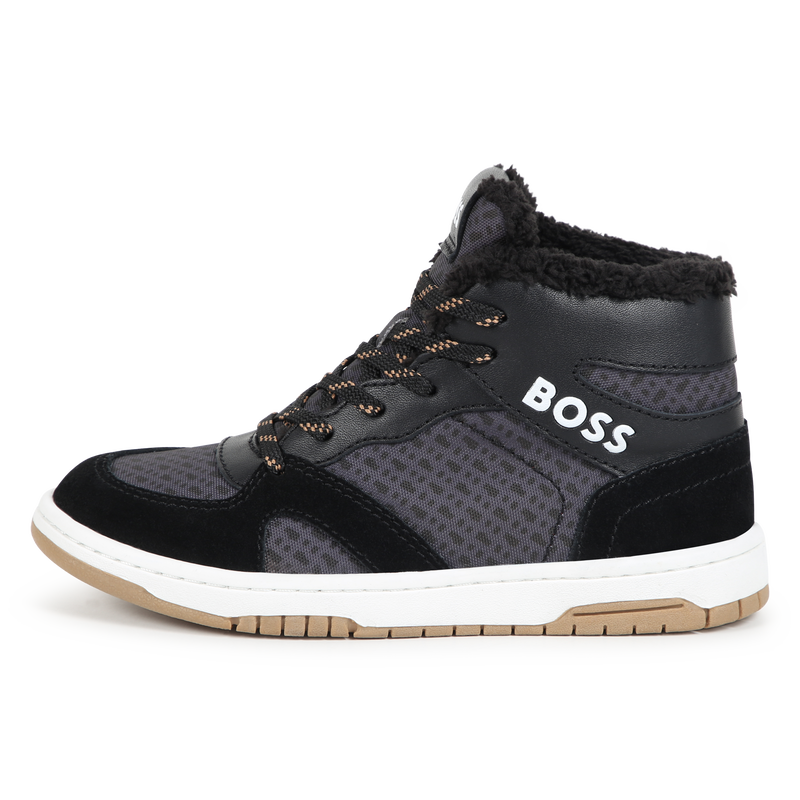 Faux-Shearling Lined Sneakers BOSS 
                    BOY