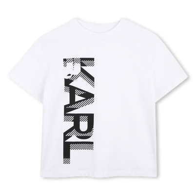 Printed T-Shirt KARL LAGERFELD KIDS BOY