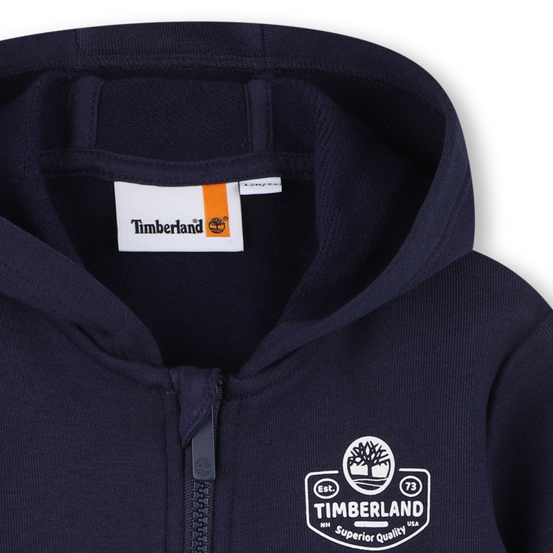 Hooded jogging cardigan TIMBERLAND 
                    BOY
