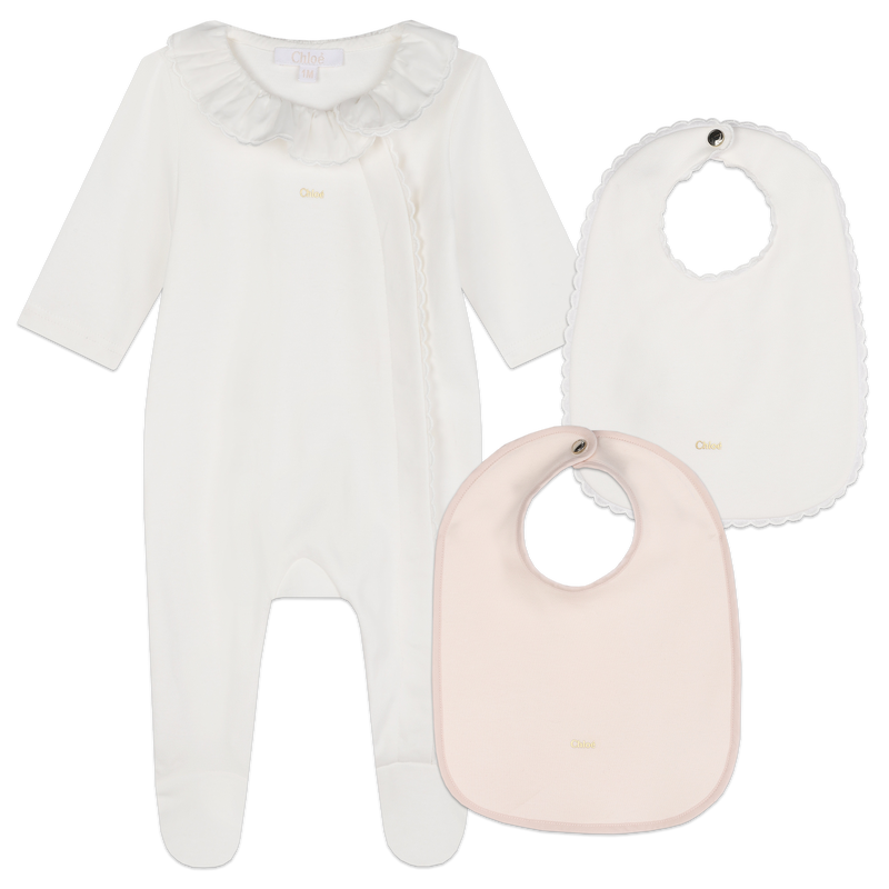 Pajamas & Bib Set CHLOE 
                    GIRL
