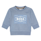 Round-Neck Fleece Sweatshirt, MEDIUM GREY, hi-res