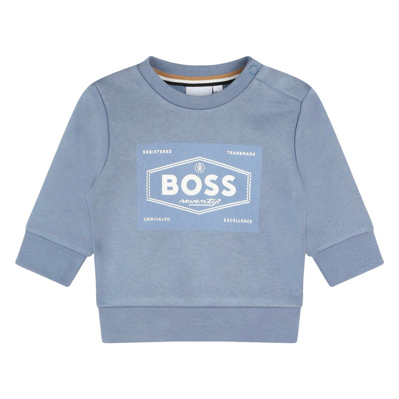 Round-Neck Fleece Sweatshirt BOSS 
                        BOY