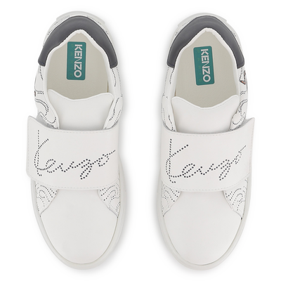 Cowhide sneakers KENZO KIDS UNISEX