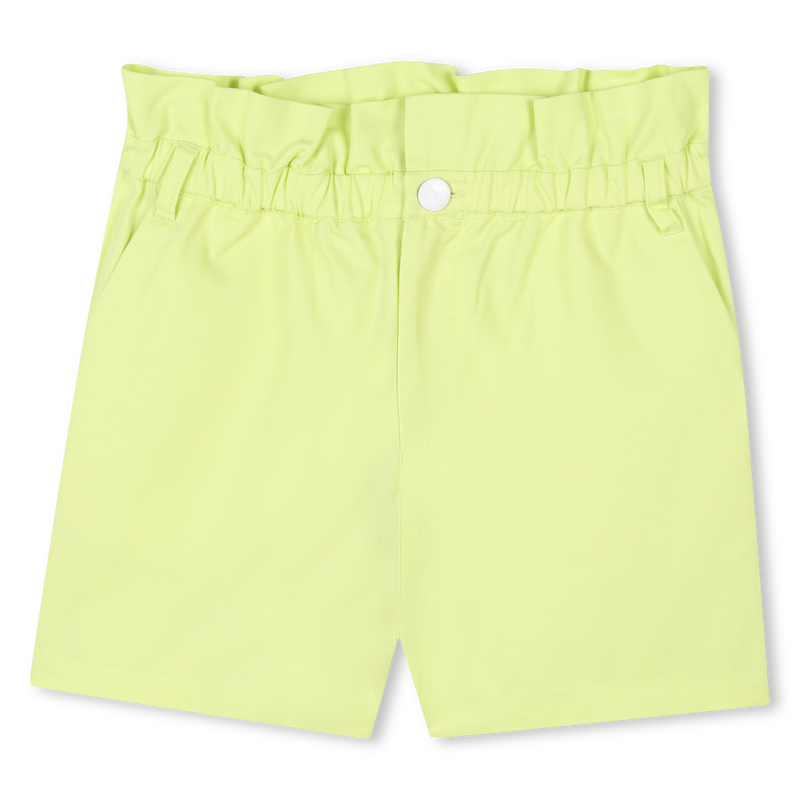 Cotton and linen shorts DKNY 
                        GIRL