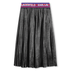 Pleated Midi Skirt KARL LAGERFELD KIDS 
                    GIRL