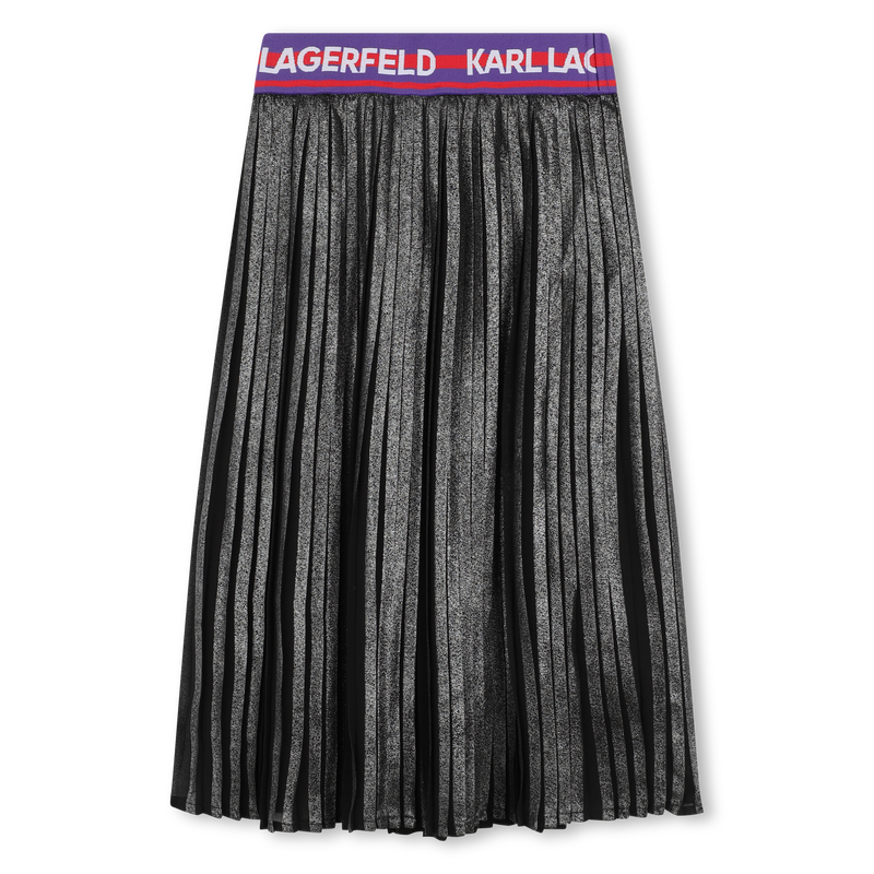 Pleated Midi Skirt KARL LAGERFELD KIDS 
                        GIRL