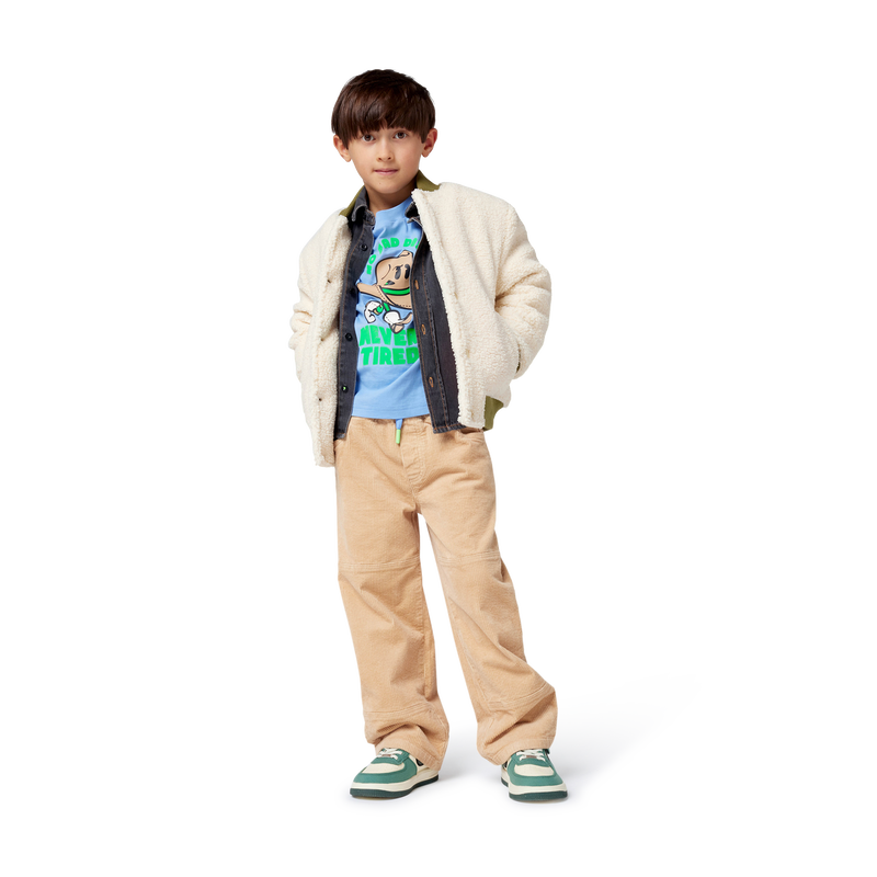 Plush fabric jacket BILLIEBLUSH 
                        BOY