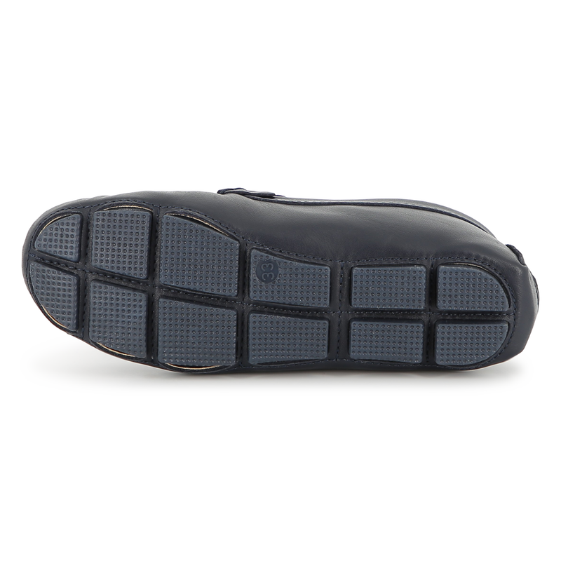 COWHIDE LEATHER LOAFERS BOSS 
                        BOY