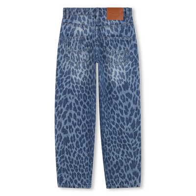 Leopard print jeans ZADIG & VOLTAIRE GIRL