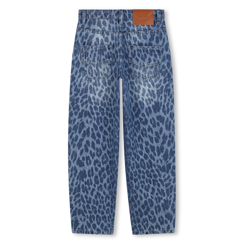 Leopard print jeans ZADIG & VOLTAIRE 
                        GIRL