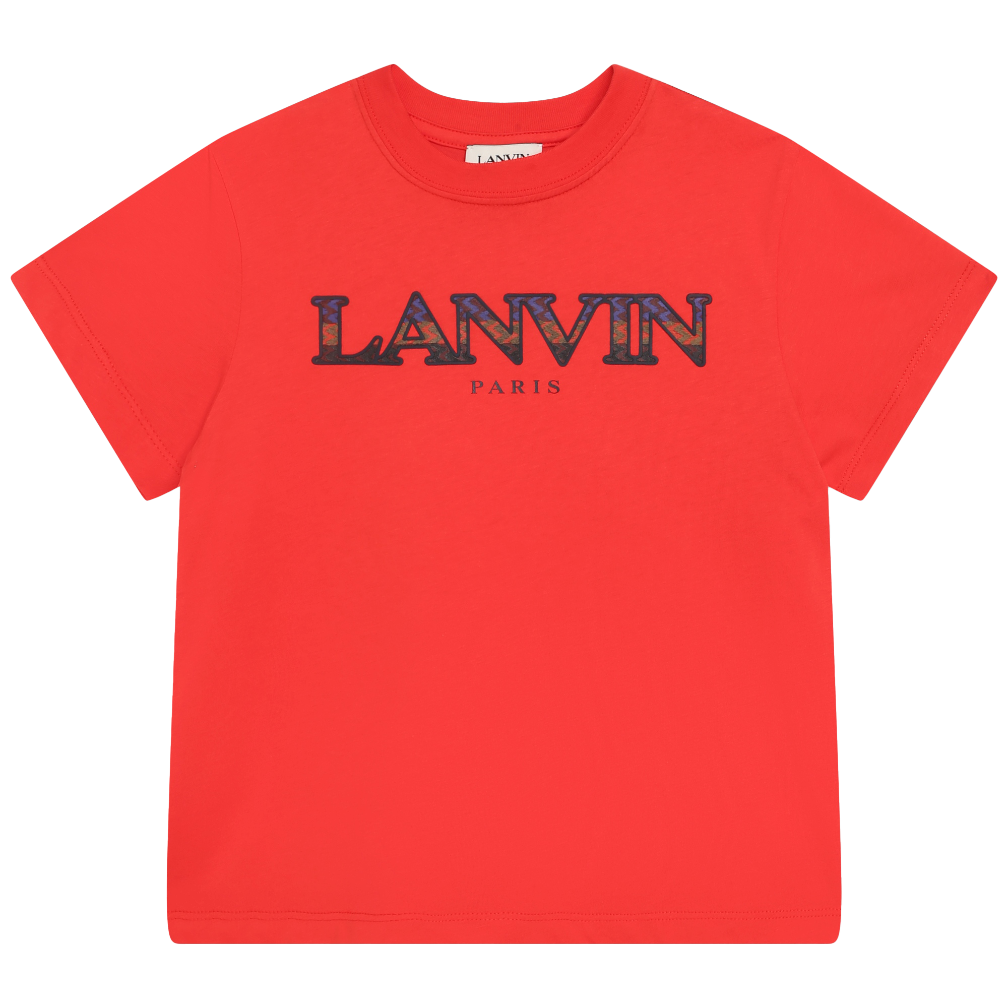 Lanvin Enfant metallic logo-embroidered sweatshirt - Purple